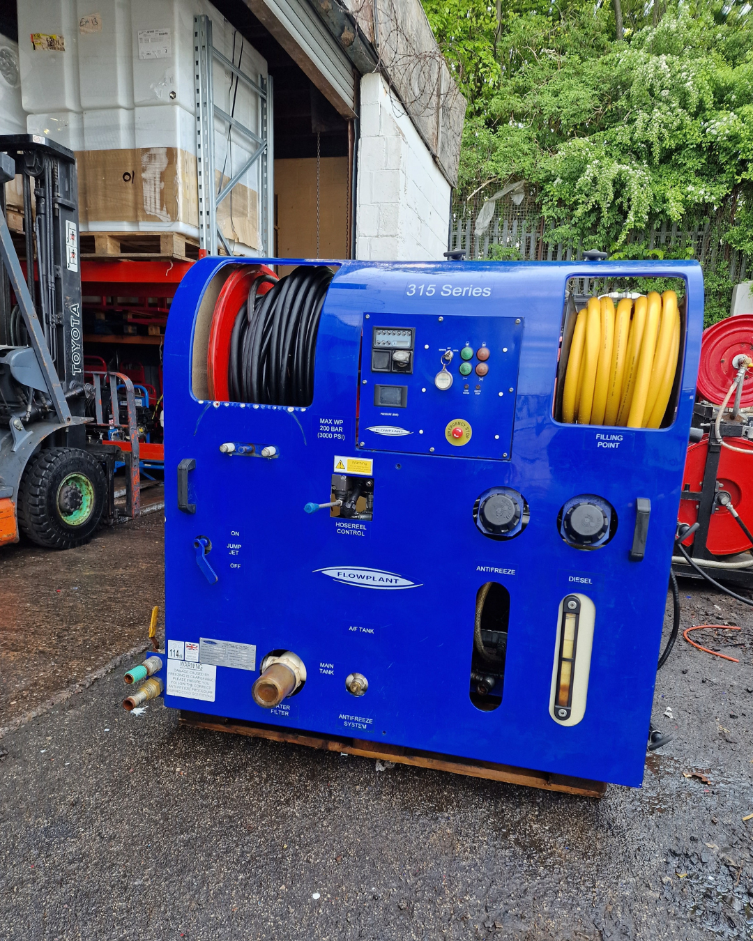 Flowplant Diesel 3000PSI at 54LPM remote unit