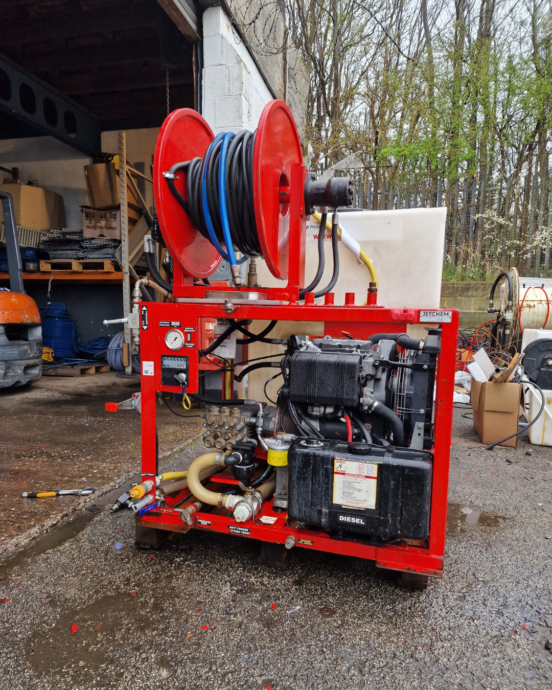 Jetchem 2 cylinder diesel water-cooled 250bar @ 25LPM