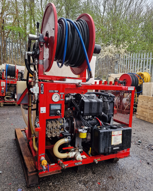 Jetchem 2 cylinder diesel water-cooled 250bar @ 25LPM